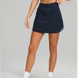 Lululemon Hotty-Hot High-Rise Skirt *Long, True Navy
